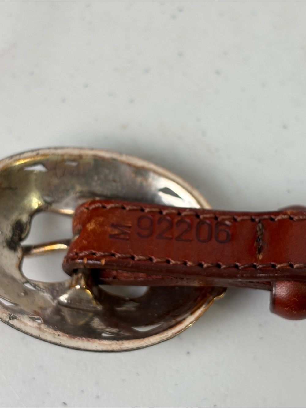 Brighton Vintage Brown Concho Belt - Picture 4 of 4